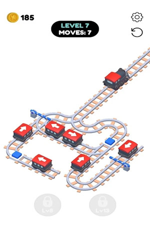 火车铁轨排序挑战(Train Sort Puzzle)0