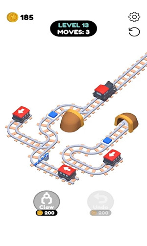 火车铁轨排序挑战(Train Sort Puzzle)2